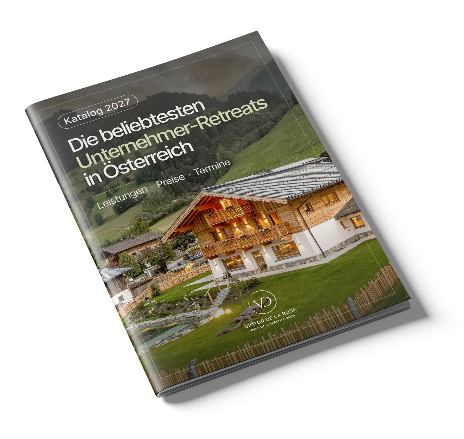 Der Katalog „Die beliebtesten Unternehmer-Retreats in Österreich“, geschlossen